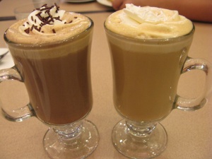 Cafe Mocha and White Mocha 